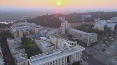 Bu stok görüntüler Ukrayna 'nın Kyiv kentinin sabah 8 km çözünürlüğündeki hava görüntüsünü gösteriyor.