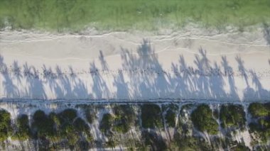 This stock video shows boats in the ocean off the coast of Zanzibar in 8K resolution