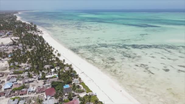 Video Çözünürlükte Zanzibar Açıklarında Okyanustaki Tekneleri Gösteriyor — Stok video