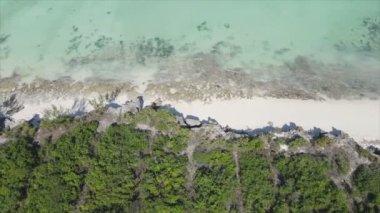 Bu video 8K çözünürlükte Tanzanya 'nın Zanzibar kıyısındaki okyanus manzarasını gösteriyor.