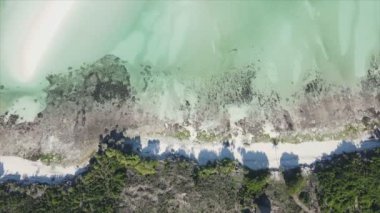 Bu video 8K çözünürlükte Tanzanya 'nın Zanzibar kıyısındaki okyanus manzarasını gösteriyor.