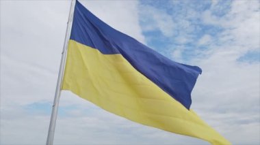 Bu stok görüntüler Ukrayna 'nın 8K çözünürlüklü ulusal bayrağını gösteriyor.