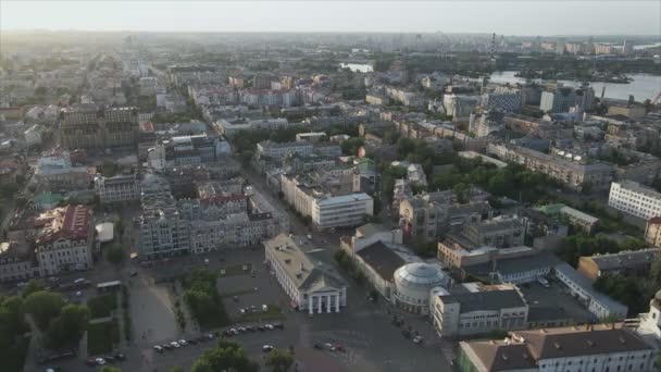 Questo Filmato Mostra Vista Aerea Kiev Ucraina Risoluzione — Video Stock