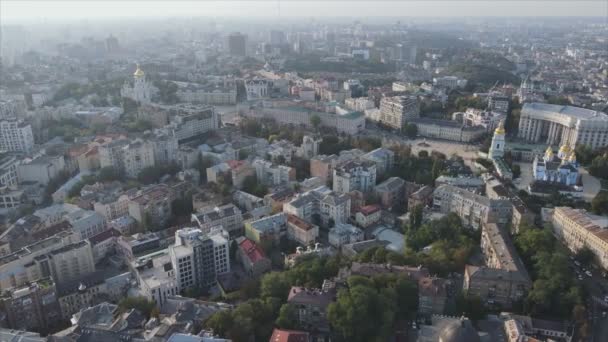 Stock Footage Shows Aerial View Kyiv Ukraine Resolution — 图库视频影像