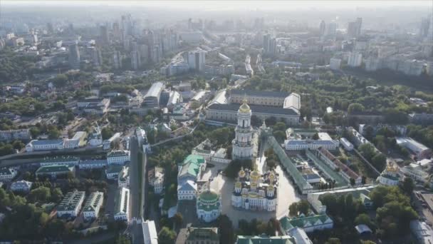 Stock Footage Shows Aerial View Kyiv Ukraine Resolution — Stok video