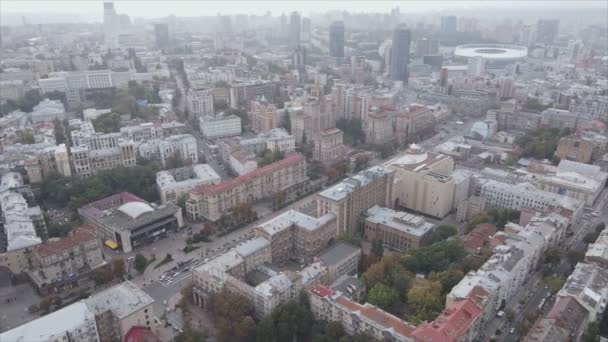 Stock Footage Shows Aerial View Kyiv Ukraine Resolution — Stockvideo