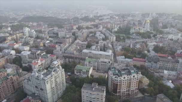 Tento Stock Záznam Ukazuje Letecký Pohled Kyjev Ukrajina Rozlišení — Stock video