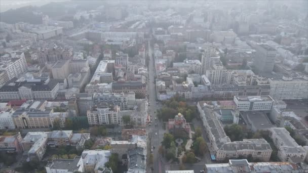 Stock Footage Shows Aerial View Kyiv Ukraine Resolution — Stockvideo