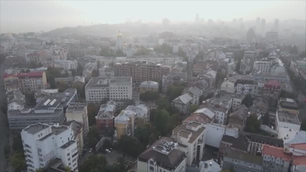 Stock Footage Shows Aerial View Kyiv Ukraine Resolution — Stockvideo