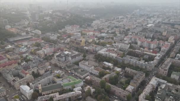 Stock Footage Shows Aerial View Kyiv Ukraine Resolution — Stok Video