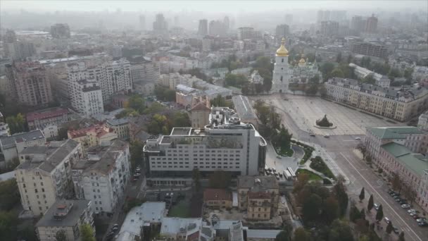 Stock Footage Shows Aerial View Kyiv Ukraine Resolution — Stock Video