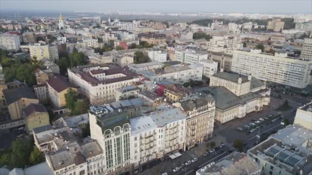 Stock Footage Shows Aerial View Kyiv Ukraine Resolution — Stockvideo