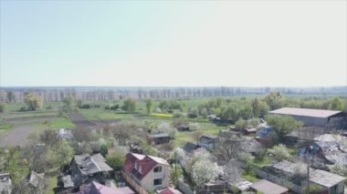 This stock video shows a destroyed residential building during the war in Ukraine in Borodyanka, Bucha district in 8K resolution