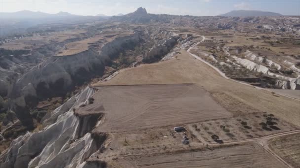 Este Vídeo Mostra Uma Vista Aérea Capadócia Turquia Resolução — Vídeo de Stock