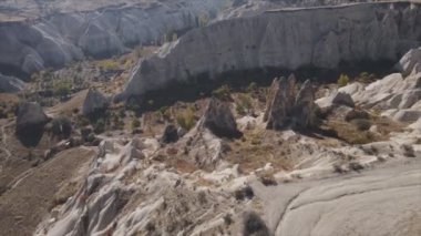 Bu video Türkiye 'nin Kapadokya kentinin 8K çözünürlükteki hava görüntüsünü gösteriyor.