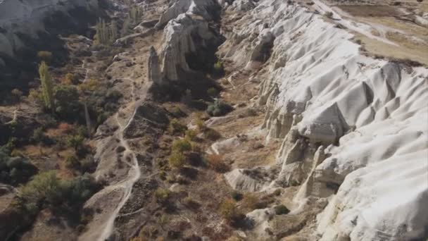 Deze Stockvideo Toont Een Luchtfoto Van Cappadocië Turkije Resolutie — Stockvideo