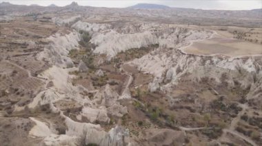 Bu video Türkiye 'nin Kapadokya kentinin 8K çözünürlükteki hava görüntüsünü gösteriyor.