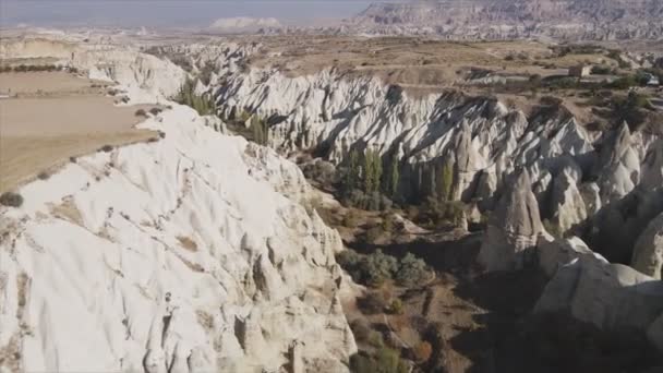 Stock Video Shows Aerial View Cappadocia Turkey Resolution — Stock Video