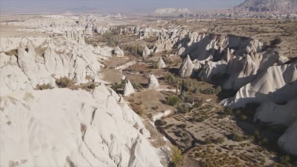 Questo Video Mostra Una Visione Aerea Della Cappadocia Turchia Risoluzione — Video Stock