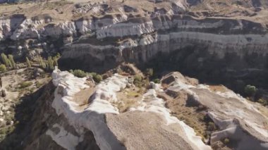 Bu video Türkiye 'nin Kapadokya kentinin 8K çözünürlükteki hava görüntüsünü gösteriyor.