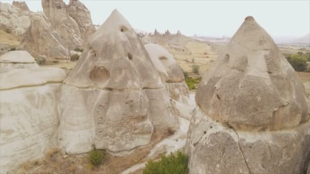 Acest Videoclip Stoc Arată Vedere Aeriană Asupra Cappadociei Turcia Rezoluția — Videoclip de stoc