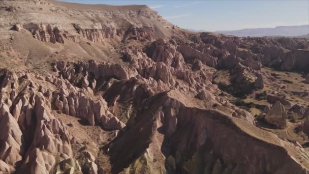 Toto Video Ukazuje Letecký Pohled Cappadocia Turecko Rozlišení — Stock video