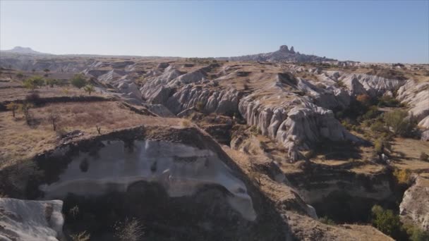 Stock Video Shows Aerial View Cappadocia Turkey Resolution — Stock Video