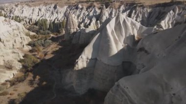 Bu video Türkiye 'nin Kapadokya kentinin 8K çözünürlükteki hava görüntüsünü gösteriyor.
