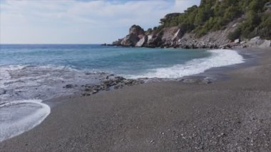 Bu stok görüntüler Türkiye kıyısı yakınlarındaki deniz manzarasını 8K çözünürlükte gösteriyor