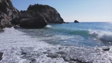 Bu stok görüntüler Türkiye kıyısı yakınlarındaki deniz manzarasını 8K çözünürlükte gösteriyor