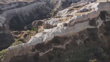 Bu video Türkiye 'nin Kapadokya kentinin 8K çözünürlükteki hava görüntüsünü gösteriyor.