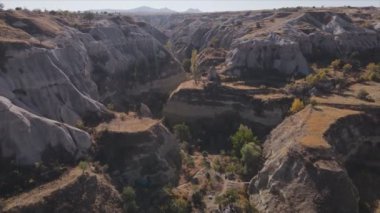 Bu video Türkiye 'nin Kapadokya kentinin 8K çözünürlükteki hava görüntüsünü gösteriyor.