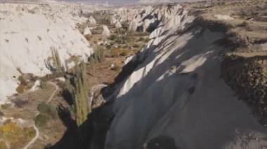 Bu video Türkiye 'nin Kapadokya kentinin 8K çözünürlükteki hava görüntüsünü gösteriyor.