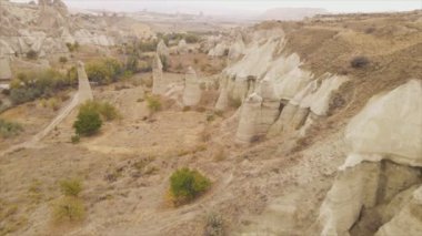 Bu video Türkiye 'nin Kapadokya kentinin 8K çözünürlükteki hava görüntüsünü gösteriyor.