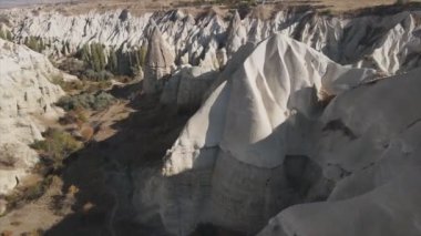 Bu video Türkiye 'nin Kapadokya kentinin 8K çözünürlükteki hava görüntüsünü gösteriyor.