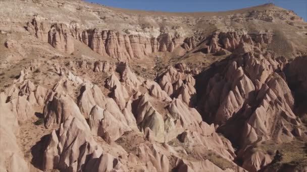 Este Video Muestra Una Vista Aérea Capadocia Turquía Resolución — Vídeos de Stock