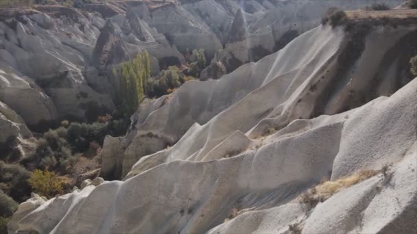 Toto Video Ukazuje Letecký Pohled Cappadocia Turecko Rozlišení — Stock video