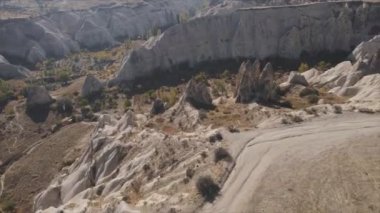 Bu video Türkiye 'nin Kapadokya kentinin 8K çözünürlükteki hava görüntüsünü gösteriyor.