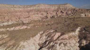 Bu video Türkiye 'nin Kapadokya kentinin 8K çözünürlükteki hava görüntüsünü gösteriyor.
