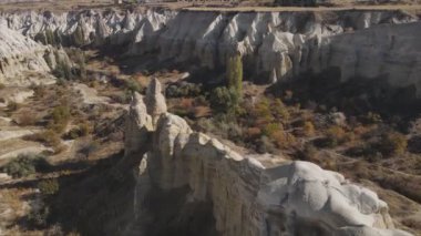 Bu video Türkiye 'nin Kapadokya kentinin 8K çözünürlükteki hava görüntüsünü gösteriyor.