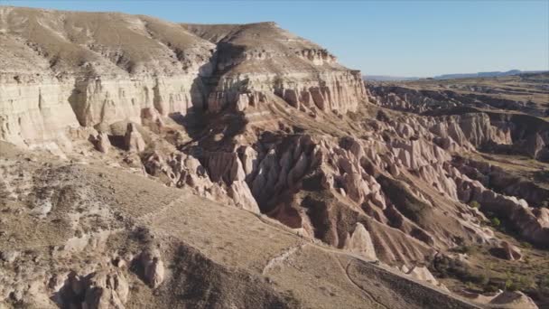 Deze Stockvideo Toont Een Luchtfoto Van Cappadocië Turkije Resolutie — Stockvideo