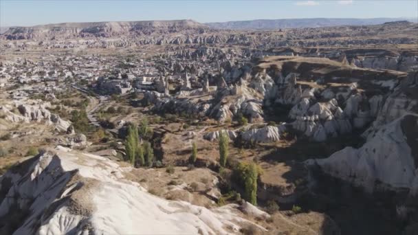 Toto Video Ukazuje Letecký Pohled Cappadocia Turecko Rozlišení — Stock video