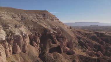 Bu video Türkiye 'nin Kapadokya kentinin 8K çözünürlükteki hava görüntüsünü gösteriyor.