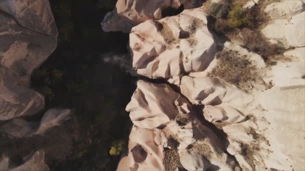 Este Video Muestra Una Vista Aérea Capadocia Turquía Resolución — Vídeo de stock