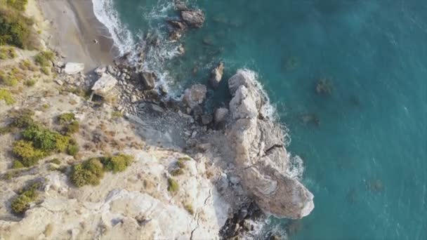 这段库存录像显示了土耳其地中海海岸上空8K分辨率的图像 — 图库视频影像