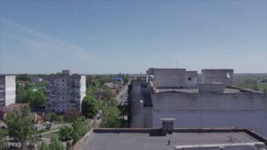 Bu video, Ukrayna 'daki savaşın sonucunu gösteriyor. Borodyanka, Bucha' da 8K çözünürlüklü bir yerleşim yeri.