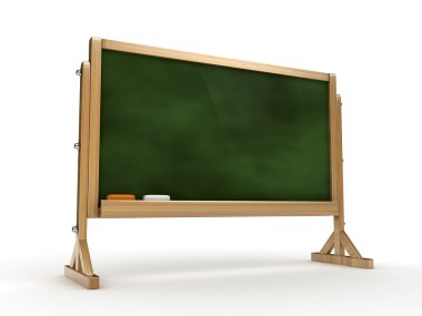 izole 3d yazı tahtası