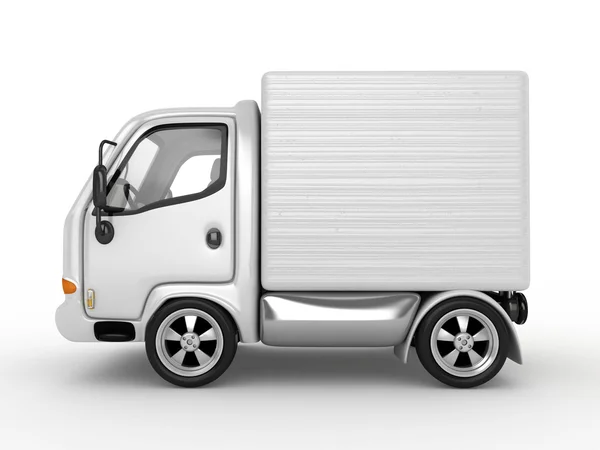 3D White Van isolated — Stock Photo, Image