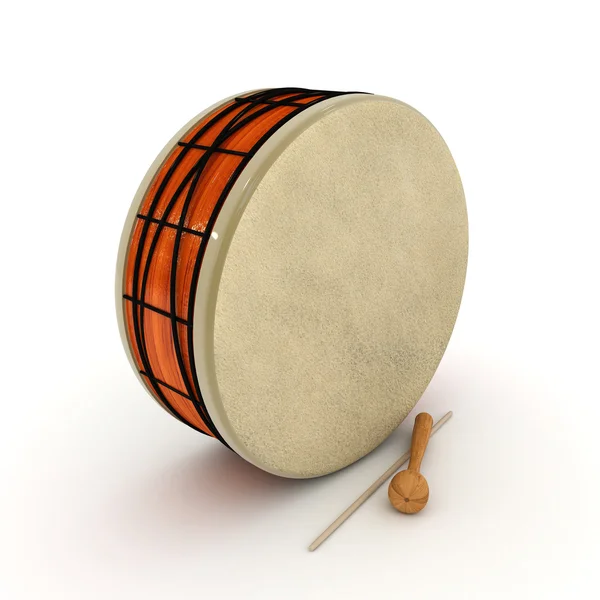 Рамаданский барабан 3D-рендеринг — стоковое фото