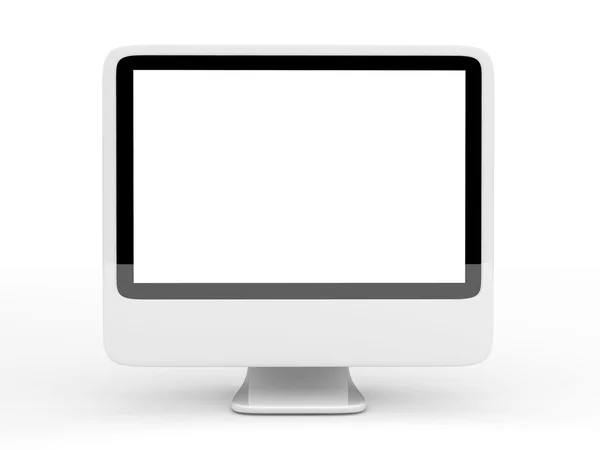 3d LCD monitor isolated — Stock Photo, Image